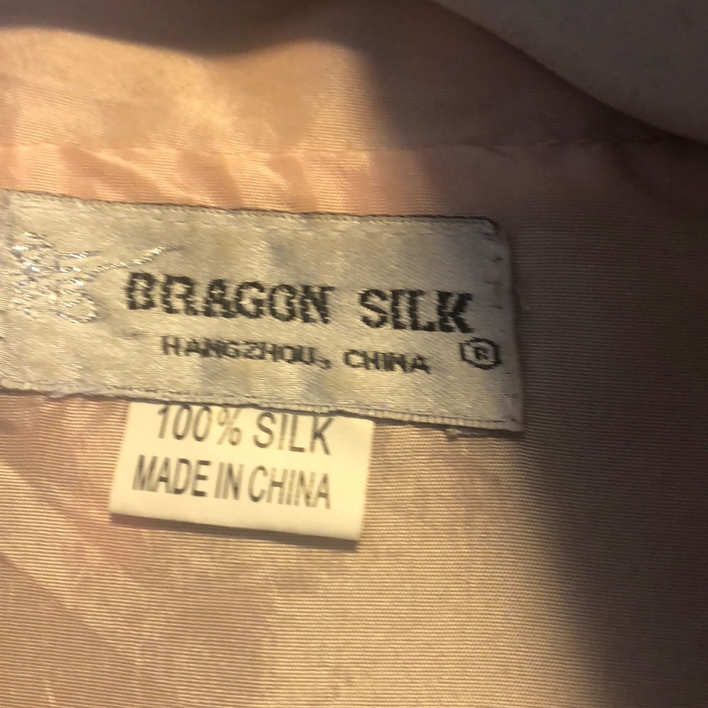 Dragon Silk 100% silk long Chinese dress/jacket - Picture 3 of 5